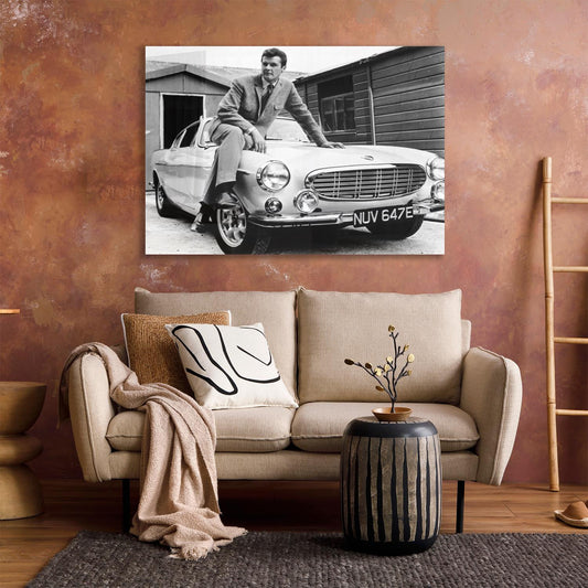 Acrylglasbild - Roger Moore - Einrichtungsbeispiel Foto