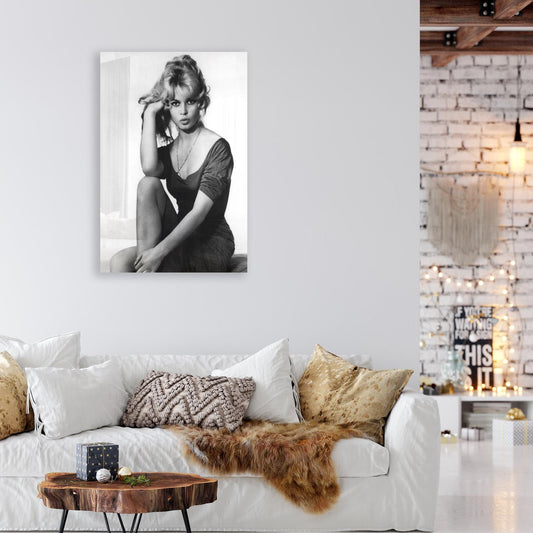 Acrylglasbild - Brigitte Bardot - Einrichtungsbeispiel Foto