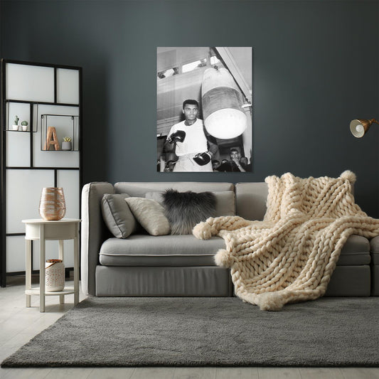 Acrylglasbild - Muhammad Ali - Einrichtungsbeispiel Foto
