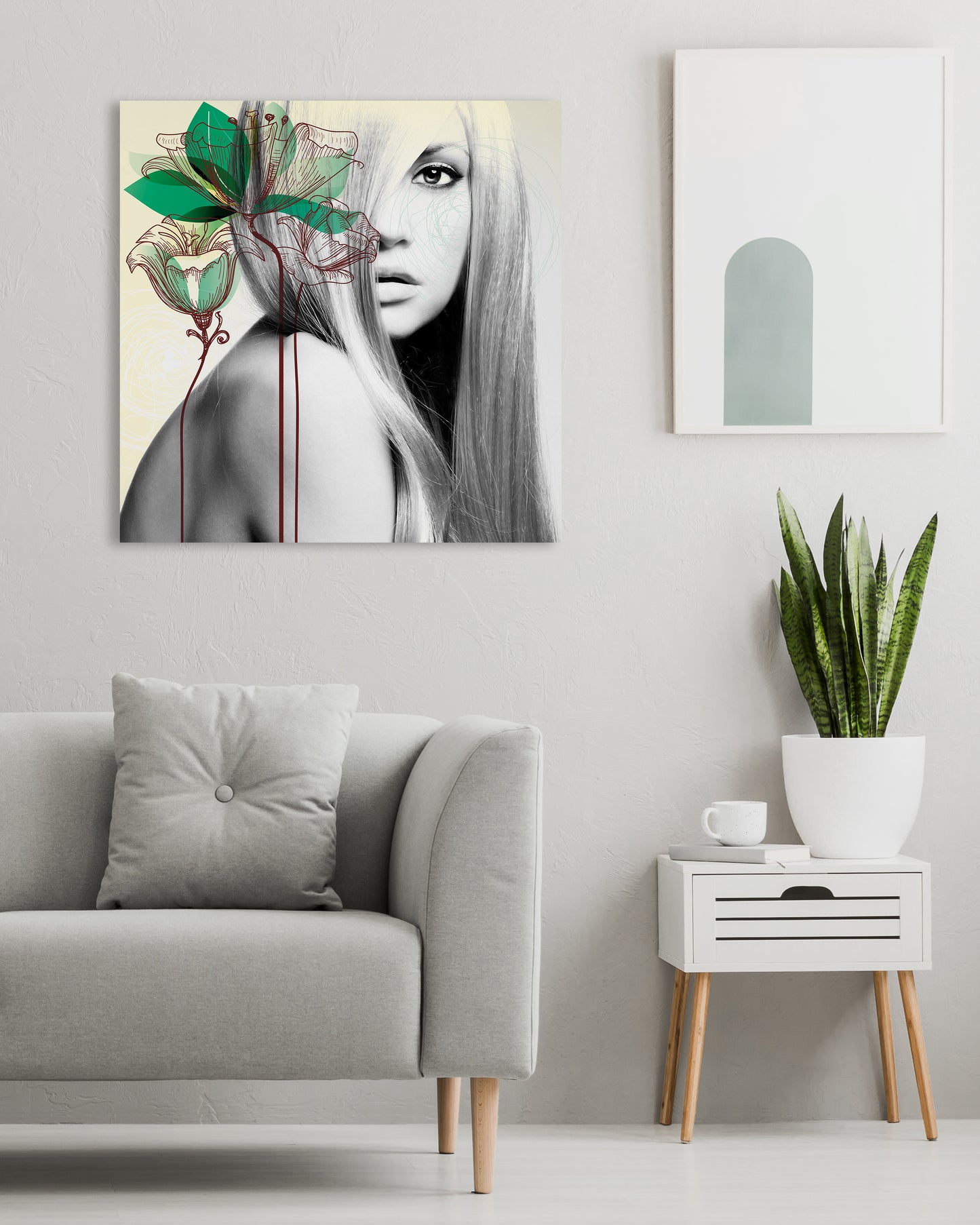 Acrylglasbild - Flower Beauty - Einrichtungsbeispiel Foto