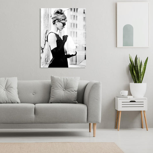 Acrylglasbild - Breakfast with Audrey