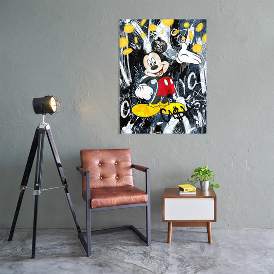 Acrylglasbild - Mickey Cash Wohnbeispiel