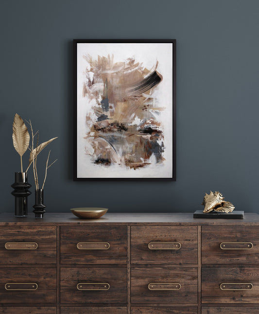 Leinwandbild mit Schattenfugenrahmen - Einar 40x60cm