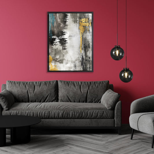 Leinwandbild mit Schattenfugenrahmen - Tryggve 40x60cm