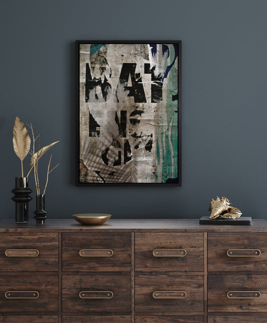 Leinwandbild mit Schattenfugenrahmen - Alaric 40x60cm