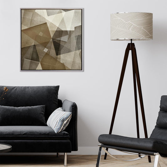 Tableau sur toile avec cadre creux - Ayush 50x50cm