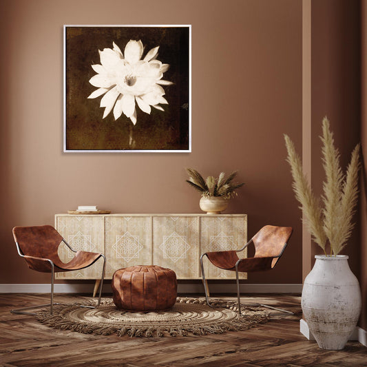 Canvas picture with shadow gap frame - Flos Vitae 50x50cm