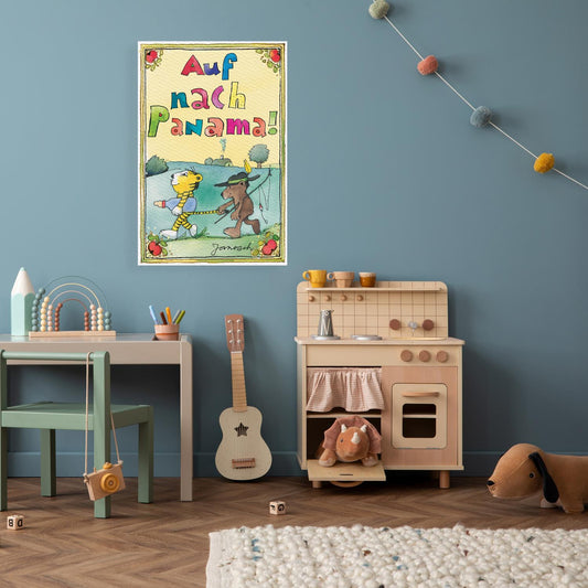 Janosch canvas print - Off to Panama