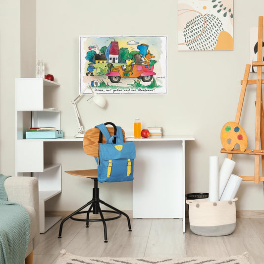 Janosch Canvas Print - Come, let's go on an adventure