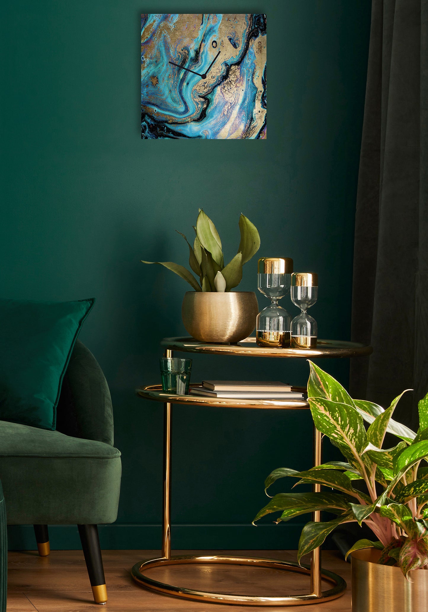 Virtus Gold Blattgold-Uhr