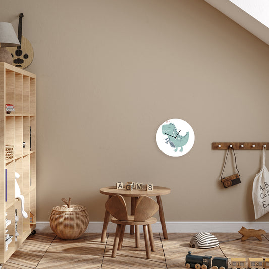 Acrylglas-Uhr - Dinosaurier