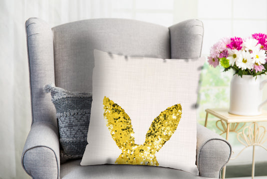 Kissenbezug - Golden Bunny Ears - Einrichtungsbeispiel Foto