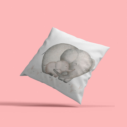 Kissenbezug - Elefantenfamilie