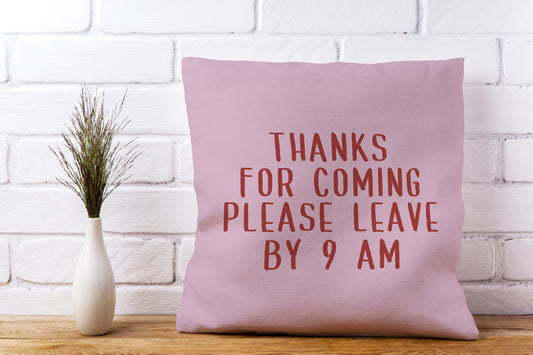 Kissenbezug - Thanks for coming