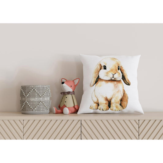 Kissenbezug - Brauner Hase