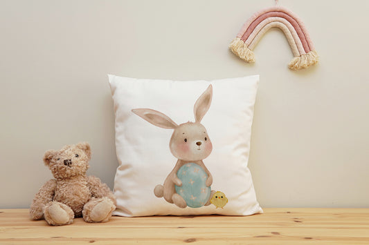 Kissenbezug - Hase mit Küken