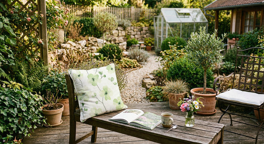 Kissenbezug - Green Flowers