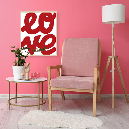 Rahmenbild - Love Wohnbeispiel