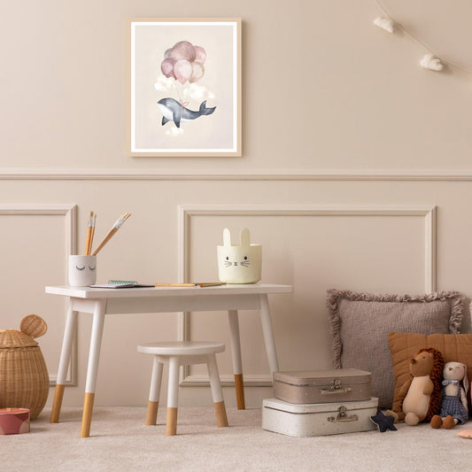 Rahmenbild - Wal mit Ballons