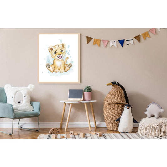 Rahmenbild - Kleiner Babylöwe