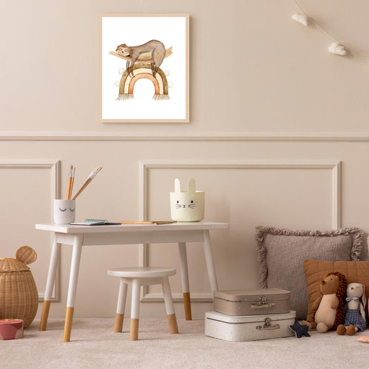 Rahmenbild - Schlafendes Faultier