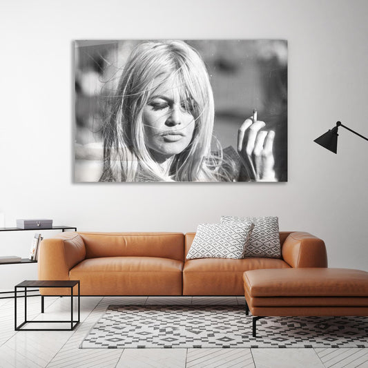 Acrylglasbild - Brigitte Bardot Wohnbeispiel