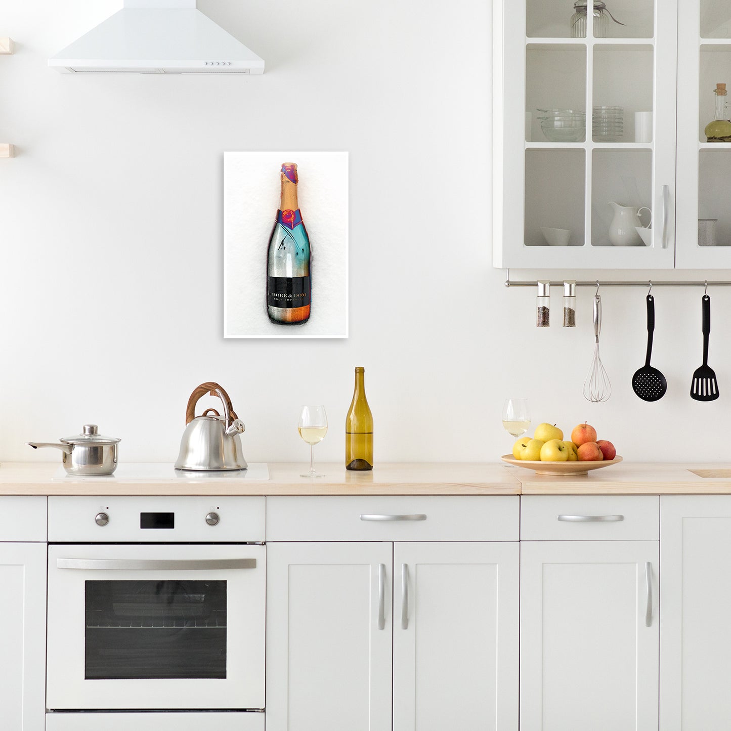 Blechschild - Brut Imperial Art Wohnbeispiel