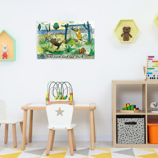 Plaque métallique Janosch - Aire de jeux