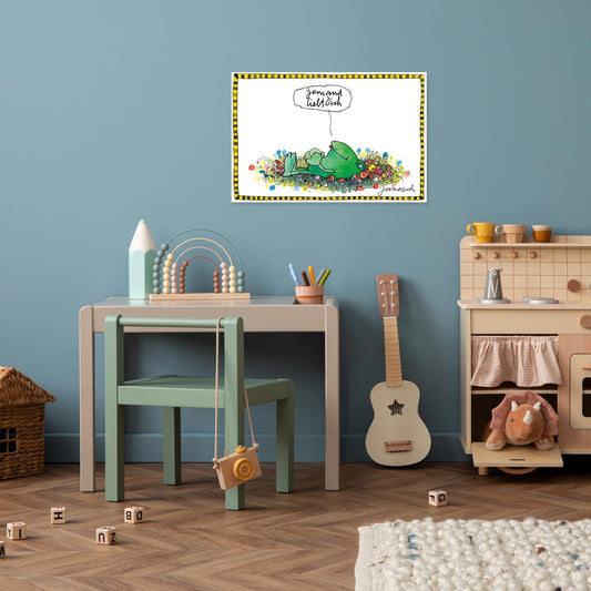 Plaque métallique Janosch - Quelqu'un t'aime