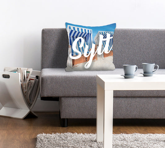 Kissenbezug - Strandkörbe Detail