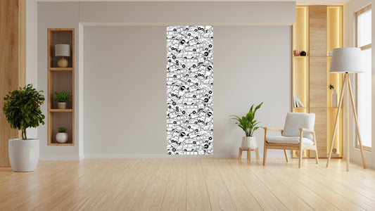 Beschriftbare Selbstklebende Tapete - Autos