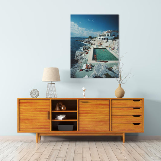 Slim Aarons - Eden-Roc Pool Wohnbeispiel