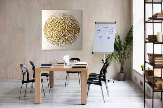 Akustikbild - Golden Pieces - Einrichtungsbeispiel Foto