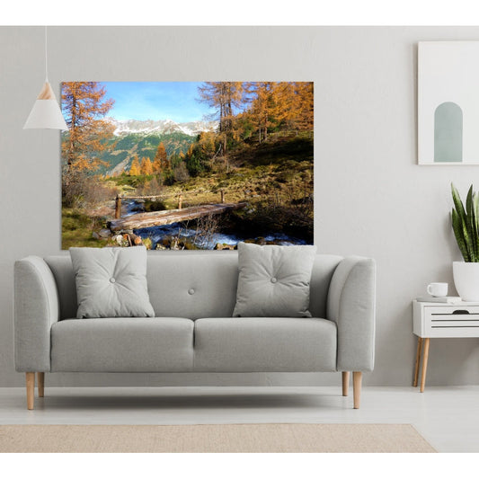 Aluminiumbild - View from a Bridge Wohnbeispiel