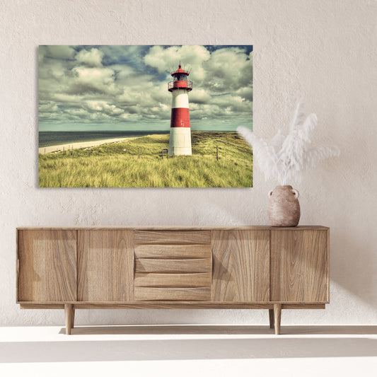 Aluminiumbild - Light House Wohnbeispiel