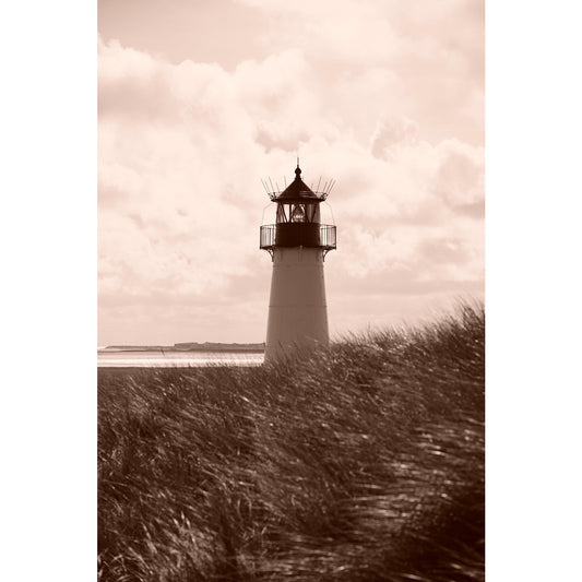 Acrylglasbild - Lighthouse in the Dunes