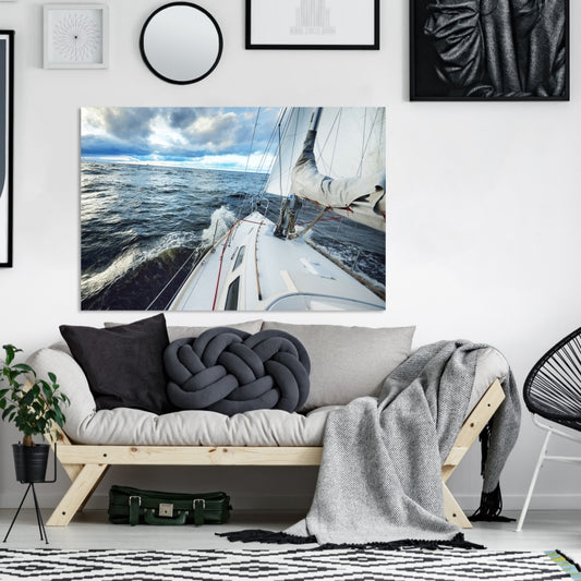 Aluminiumbild - Sailing Wohnbeispiel