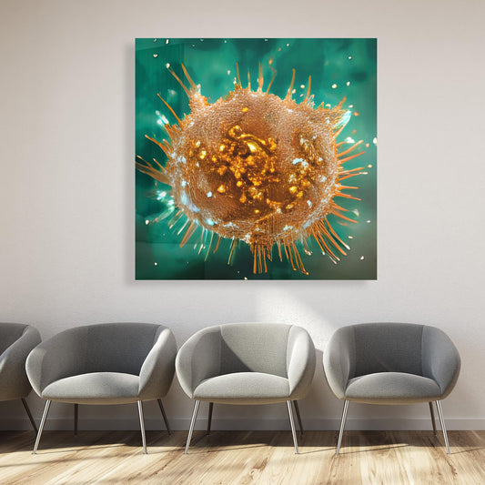 Medical Office Art - Colorful virus - Einrichtungsbeispiel Foto