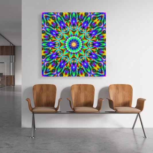 Yoga Art - Asanas - Einrichtungsbeispiel Foto