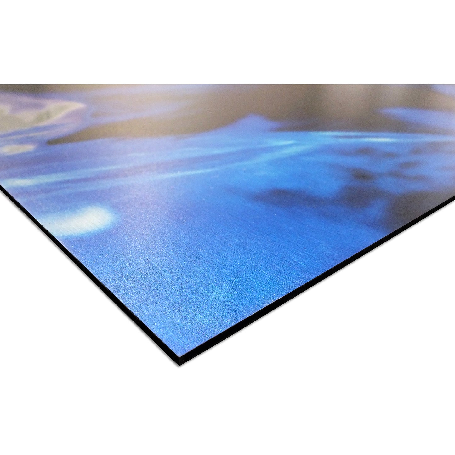 Aluminiumbild - Ear System Blue Detail