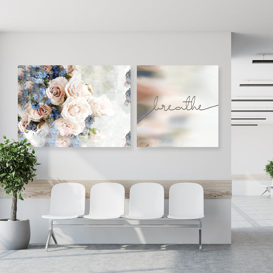Leinwandbild - Breathe - Einrichtungsbeispiel Foto