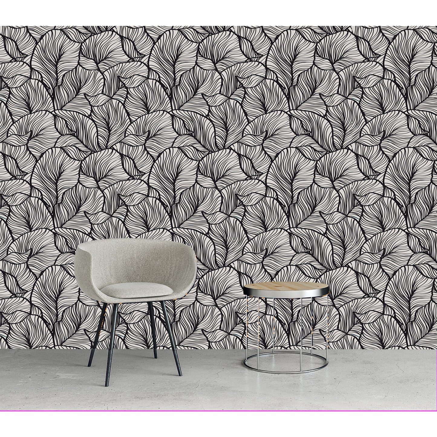 Tapete - Fauna Wohnbeispiel