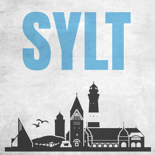 Kissenbezug - Sylt Silhouette Detail