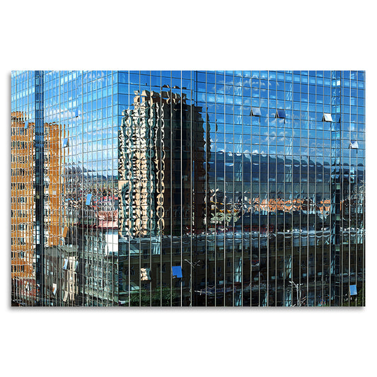 Acrylglasbild - Skyscraper Blue