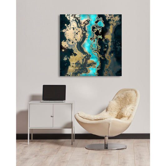 Blattgold Bild - Liam Wohnbeispiel