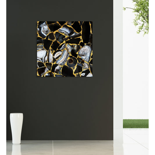 Blattgold Bild - Damian Wohnbeispiel