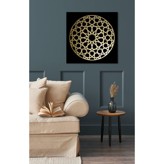 Blattgold Bild - Fiete Wohnbeispiel