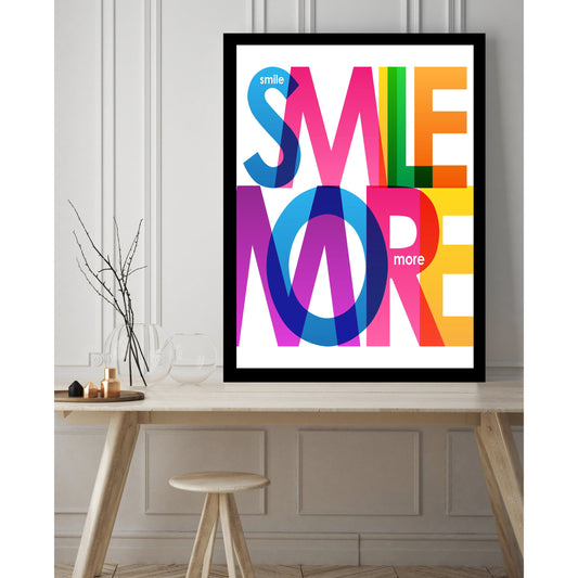 Rahmenbild - Smile More Wohnbeispiel