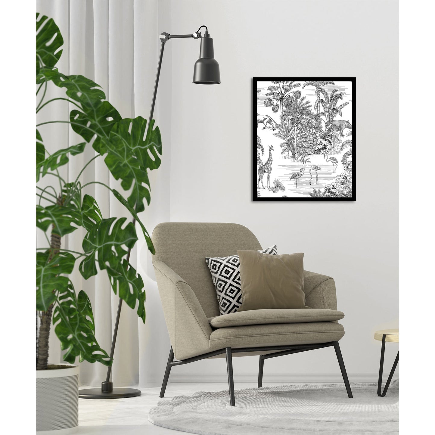 Rahmenbild - Animal Wildlife Wohnbeispiel