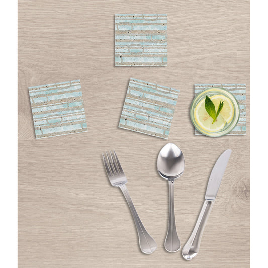 Steinuntersetzer-Set - Ropes Wohnbeispiel